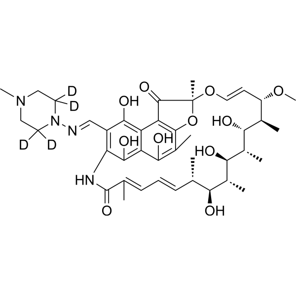 25-Desacetyl rifampicin-d4 2747918-77-8